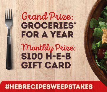 Recipe Review Sweepstakes