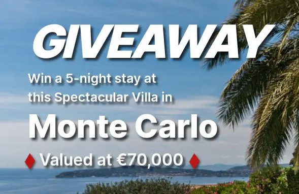Red Diamond Destinations Giveaway - Win A 5-Night Getaway To Villa Monte Carlo