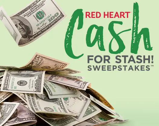 Red Heart Cash For Stash Sweepstakes