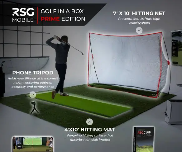Red Stakes Golf's The Great Indoors Golf Giveaway - Win a golf simulator