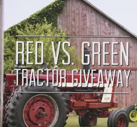 Red vs. Green Tractor Giveaway