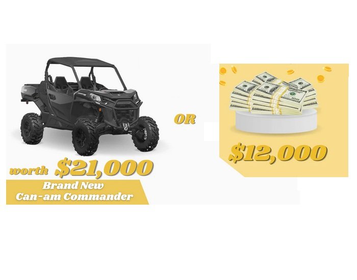 Reeds Cattle Off-Roader Giveaway - Win A 2022 Can-Am Commander XT700 ATV or $12,000 Cash