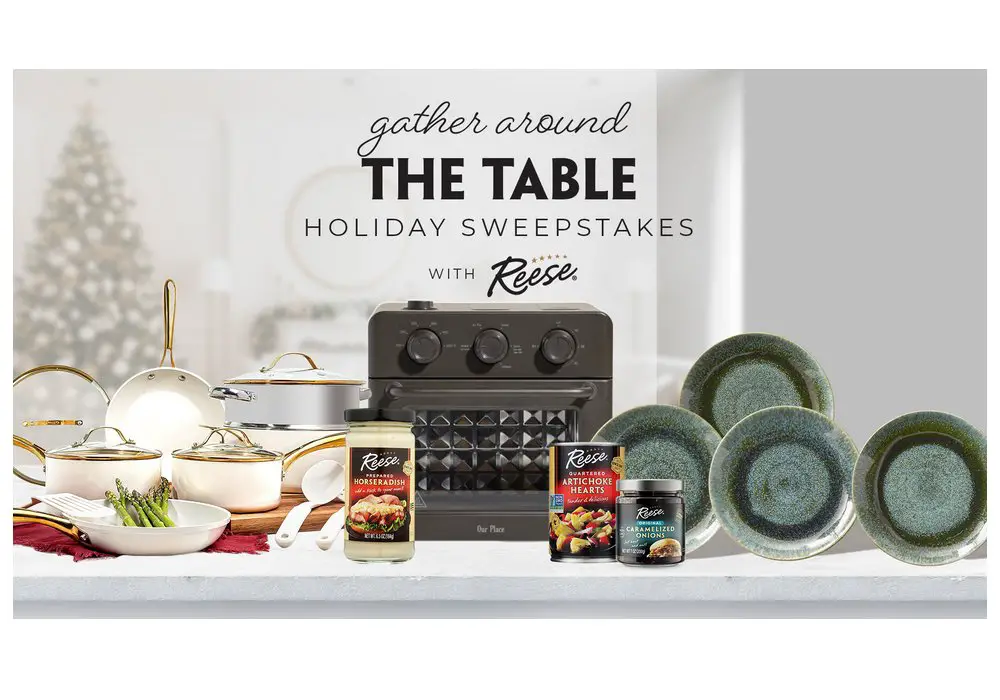 Reese Specialty Foods Holiday Sweepstakes - Win A Wonder Oven, Pots, Pans & More