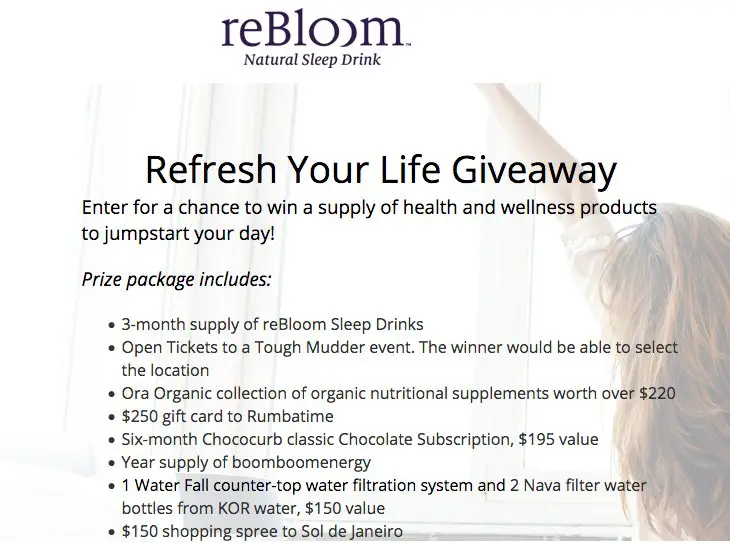 Refresh Your Life Sweepstakes