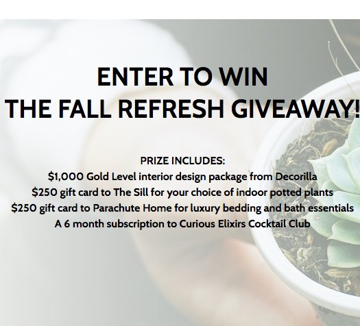 Refreshing Design Sweepstakes