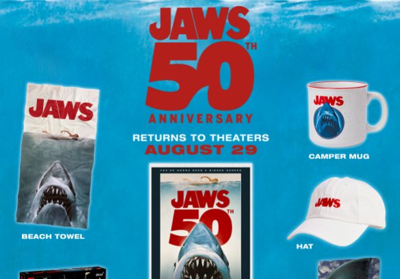 Regal Crown Club Jaws Prize Pack Sweepstakes - Win a Jaws 50th anniversary Prize Pack
