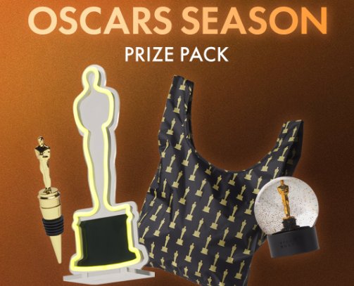 Regal Crown Club Oscars Season Prize Pack Sweepstakes - Win a $450 Oscar Season Prize Pack