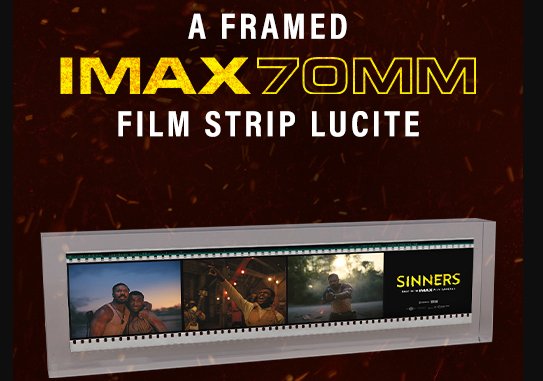 Regal Crown Club Sinners IMAX Lucite Sweepstakes - Win A Sinners IMAX Filmstrip Encased In Lucite