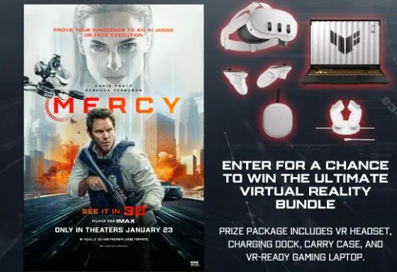 Regal Crown Club VR Prize Pack Sweepstakes - Win a $3,500 VR Prize Pack