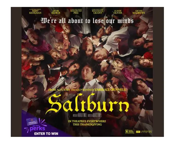 Regal Saltburn Trip To LA Sweepstakes - Win A Trip For Two To Los Angeles, CA