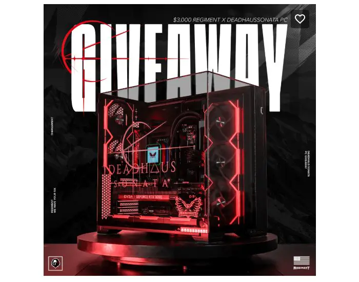 Regiment X Deadhaus Sonata | $3,000 Gaming PC Giveaway - Win A Custom Built Gaming PC