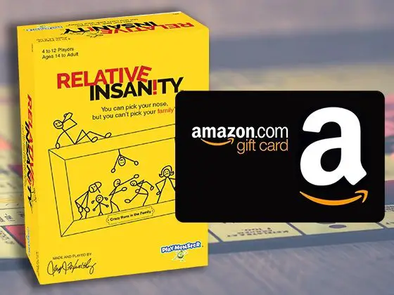 Relative Insanity Card Game + $100 Amazon Gift Card Sweepstakes