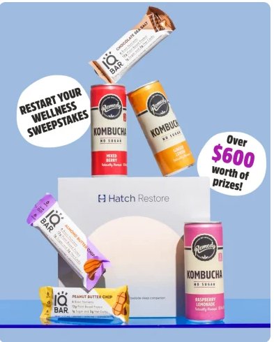Remedy Drinks Restart Your Wellness Sweepstakes – Win Amazon Gift Card, Hatch Restore 2 Alarm Clocks & More (2 Winners)