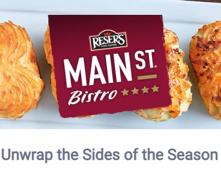 Reser’s Fine Foods Unwrap the Sides of the Season Giveaway - Win a $250 Visa Gift Card & Main St Bistro Sides