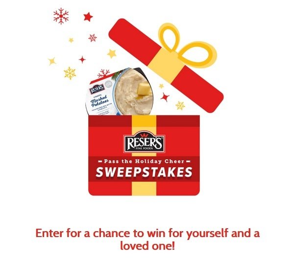 Reser's Pass the Holiday Cheers Sweepstakes - Win 5 Reser's Sides + $100 Gift Card (3 Winners)