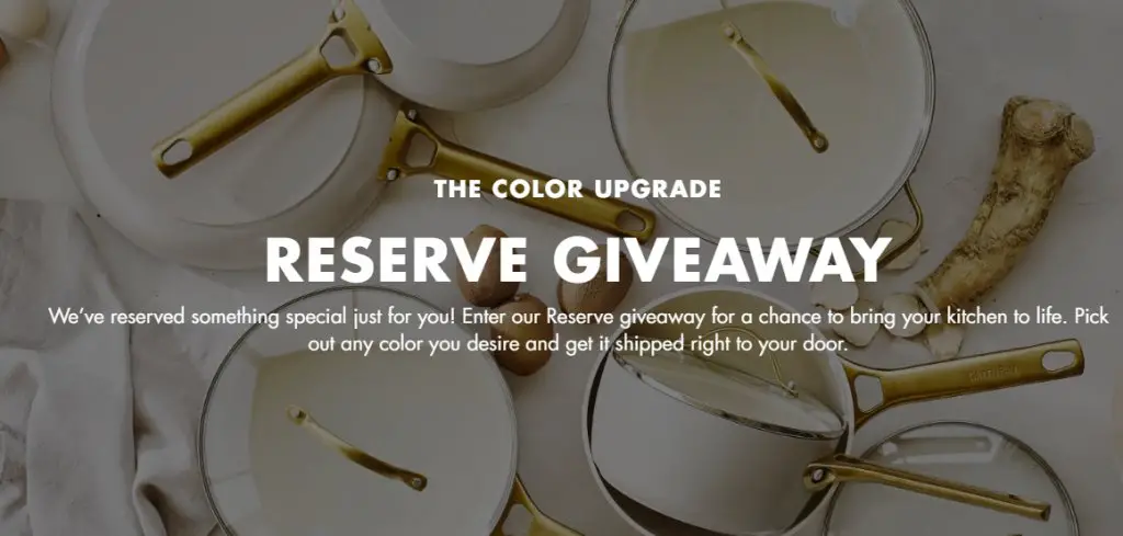 Reserve Cookware X GreenPan Sweepstakes - Win A Reserve Cookware 10-Piece Set