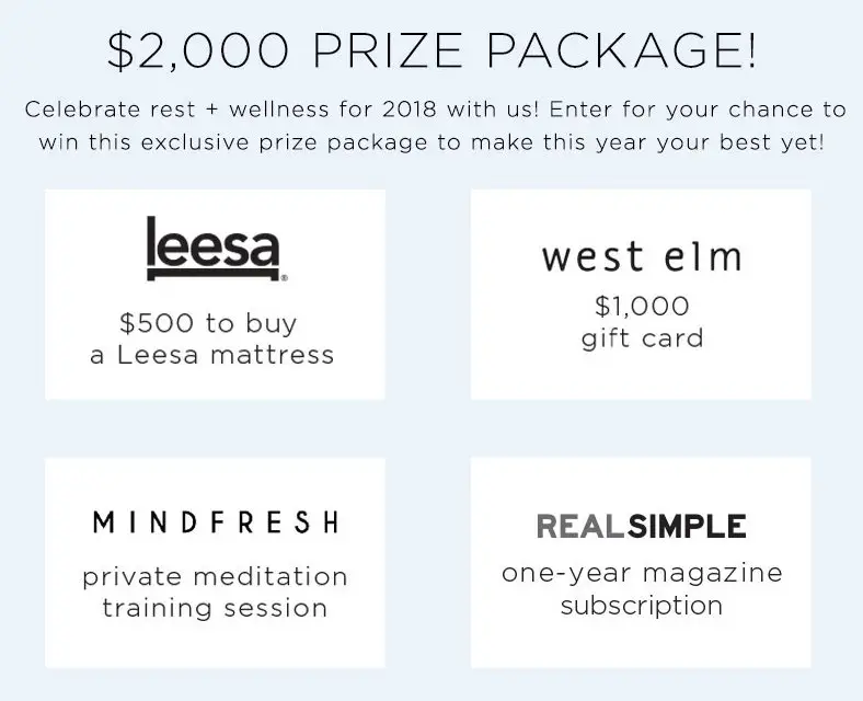 Rest + Renew Sweepstakes