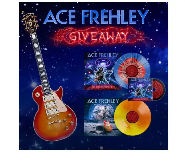 Revolver Ace Frehley 10,000 Volts Gibson Guitar Giveaway - Win A Brand New Gibson Guitar & More