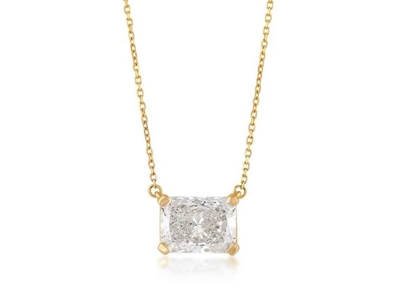 Riddle’s Jewelry Anniversary Giveaway - Win a 14K Gold 1 ct. Diamond Solitaire Necklace
