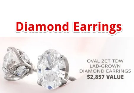 Riddle's Jewelry Valentine's Day Giveaway – Win Oval Diamond Earrings