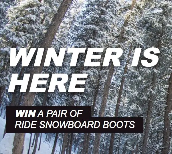 Ride Snowboard Boots Giveaway
