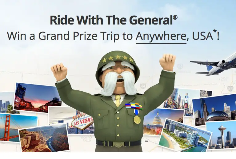 Ride with The General Sweepstakes
