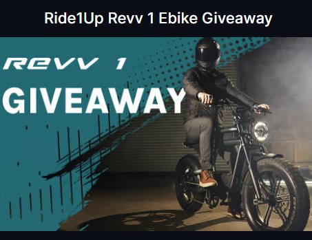 Ride1Up Revv 1 eBike Giveaway – Enter For A Chance To Win A Revv 1 eBike