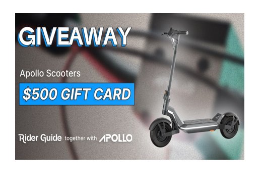 Rider Guide's $500 Apollo Gift Card Giveaway