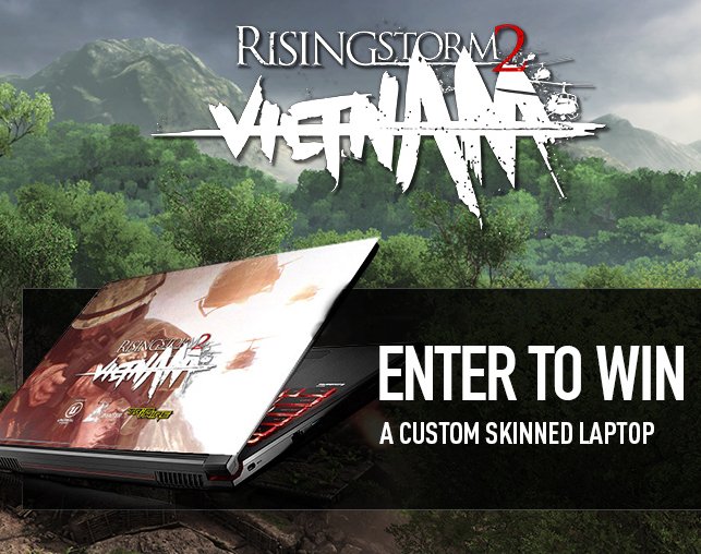 Rising Storm 2: Vietnam Latop Giveaway