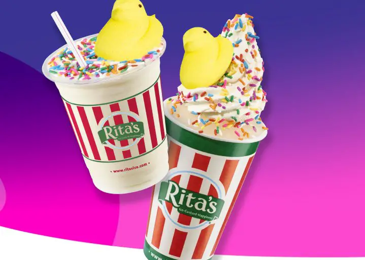 Rita’s Ice Mystery Peeps Italian Ice Sweepstakes - Win Free Rita’s Italian Ice for a Year (5 Winners)