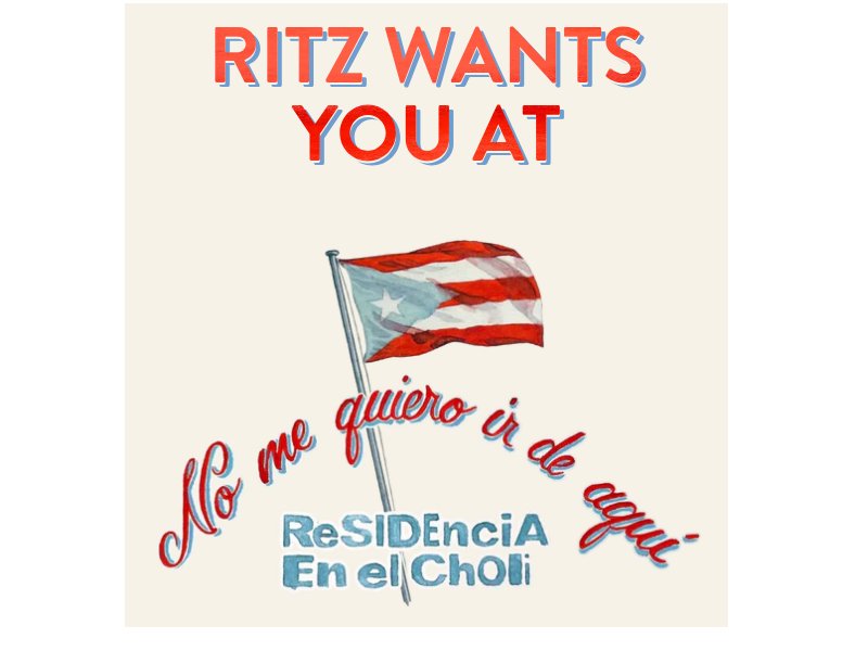 Ritz No Me Quiero Ir De Aquí Concert Sweepstakes - Win A Trip For Two To Puerto Rico (34 Winners)