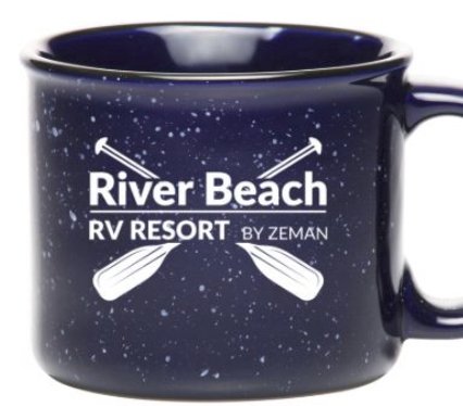 River Beach RV Resort Coffee Mug