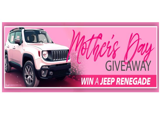 RNR Tire Express Mother’s Day Giveaway - Win A 2022 Jeep Renegade