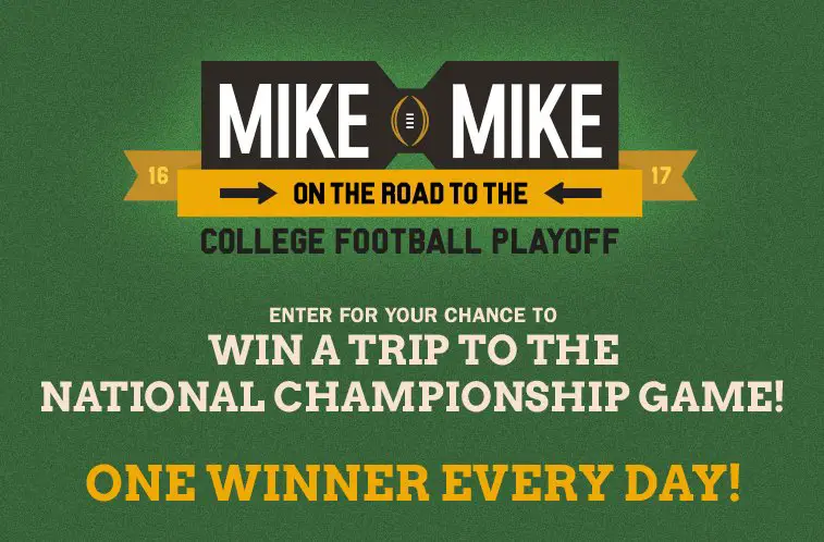 Road to the College Football Playoff Sweepstakes