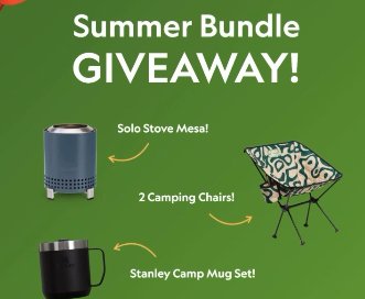 Rock It Apples Summer Bundle Giveaway - Win an Awesome Camping Prize Package