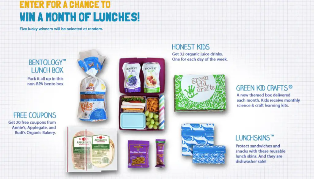 Rock the Lunch Box to School Sweepstakes!