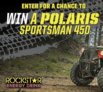 Rockstar Energy Polaris Sportsman 450 Giveaway