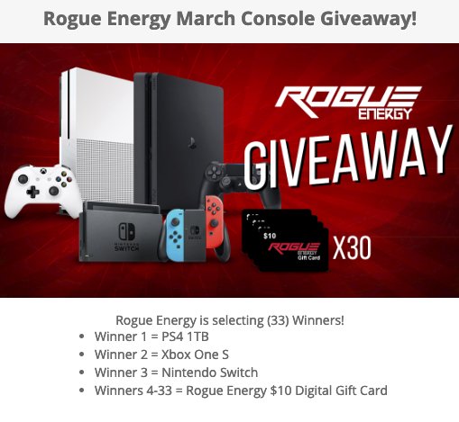 Rogue Energy Contests