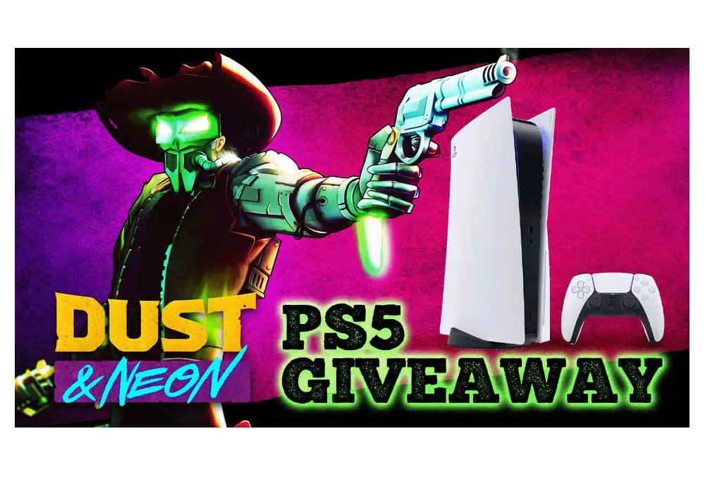 Rogue Games Dust & Neon PS5 Giveaway - Win A PS5 And Dust & Neon Game Code