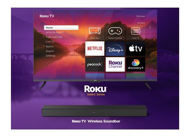 Roku 55″ Plus Series TV Sweepstakes - Win A Roku 55″ Plus Series TV + Soundbar