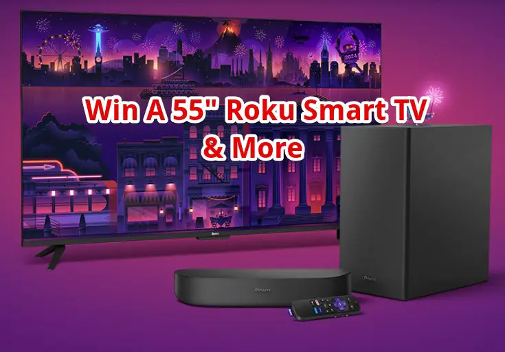 Roku New Year Giveaway - Win A 55-Inch Roku Smart TV & More