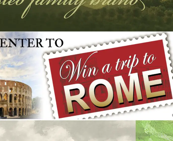 Roman Getaway Sweepstakes