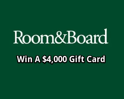 Room & Board $4K Storage Giveaway - Win A $4,000 Gift Card