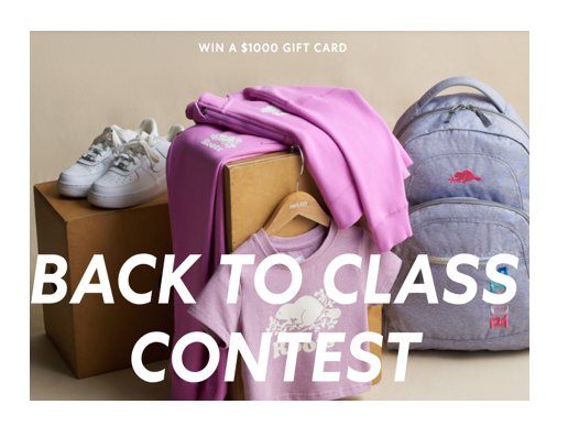 Roots Back To Class Contest - Win A $1,000 Gift Card For Clothes & More