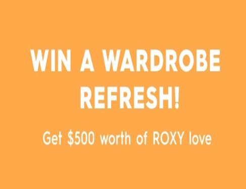 Roxy Wardrobe Giveaway – Win A $500 Wardrobe Refresh