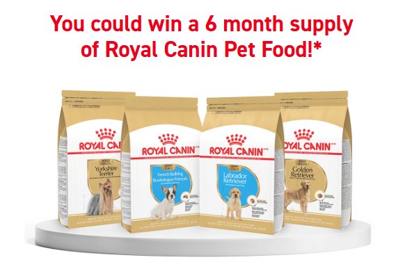 Royal Canin Breederboard Championship Sweepstakes - Win free dog food for 6 months