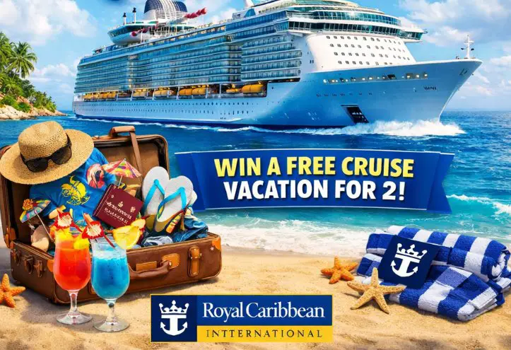 Royal Caribbean Cruise Giveaway – Win A Free Cruise Vacation For 2