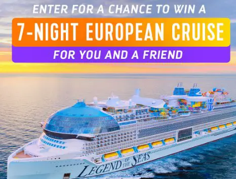 Royal Caribbean European Cruise Giveaway - Win a 7-night European cruise for 2