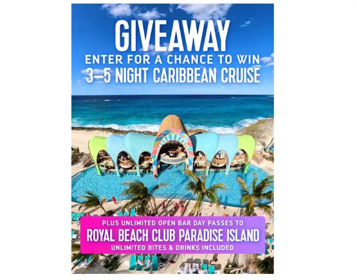 Royal Caribbean Royal Beach Club Paradise Island Cruise Giveaway - Win A Cruise For Four