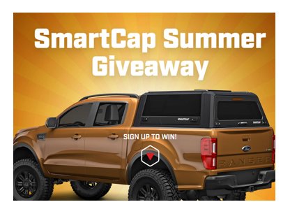 RSI SmartCap Summer Giveaway  - Win A $4,495 SmartCap Truck Canopy